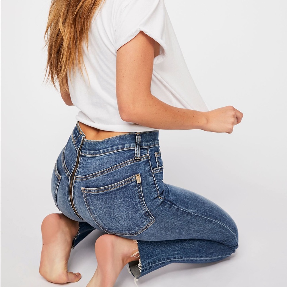 Siwy Blue Straight Leg Jeans